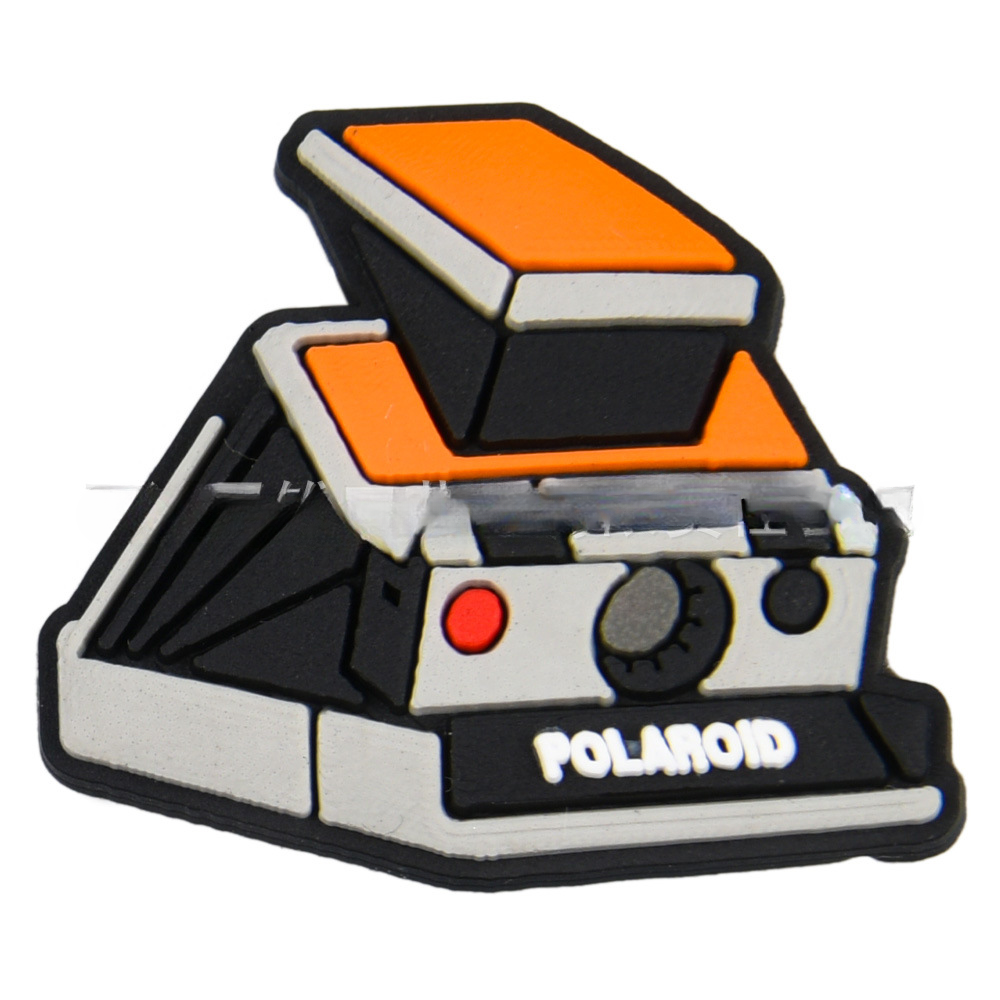 Wholesale 50PCS PVC DIY Hole Shoes Accessories Camera Series Shoe Flowers