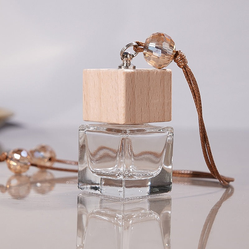 Wholesale Mini -transparent Glass Perfume Bottle Empty Bottle Car Pendant