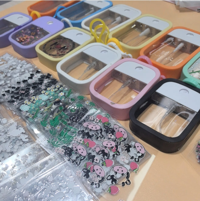 Wholesale Random 20pcs/40pcs 38ml Perfume Spray Bottle UV DTF Packaging Stickers For DIY