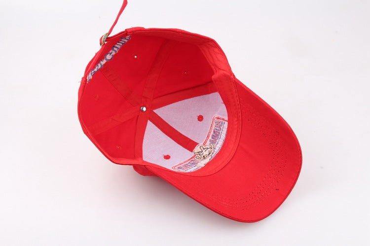 Wholesale Red Canvas Baseball Cap