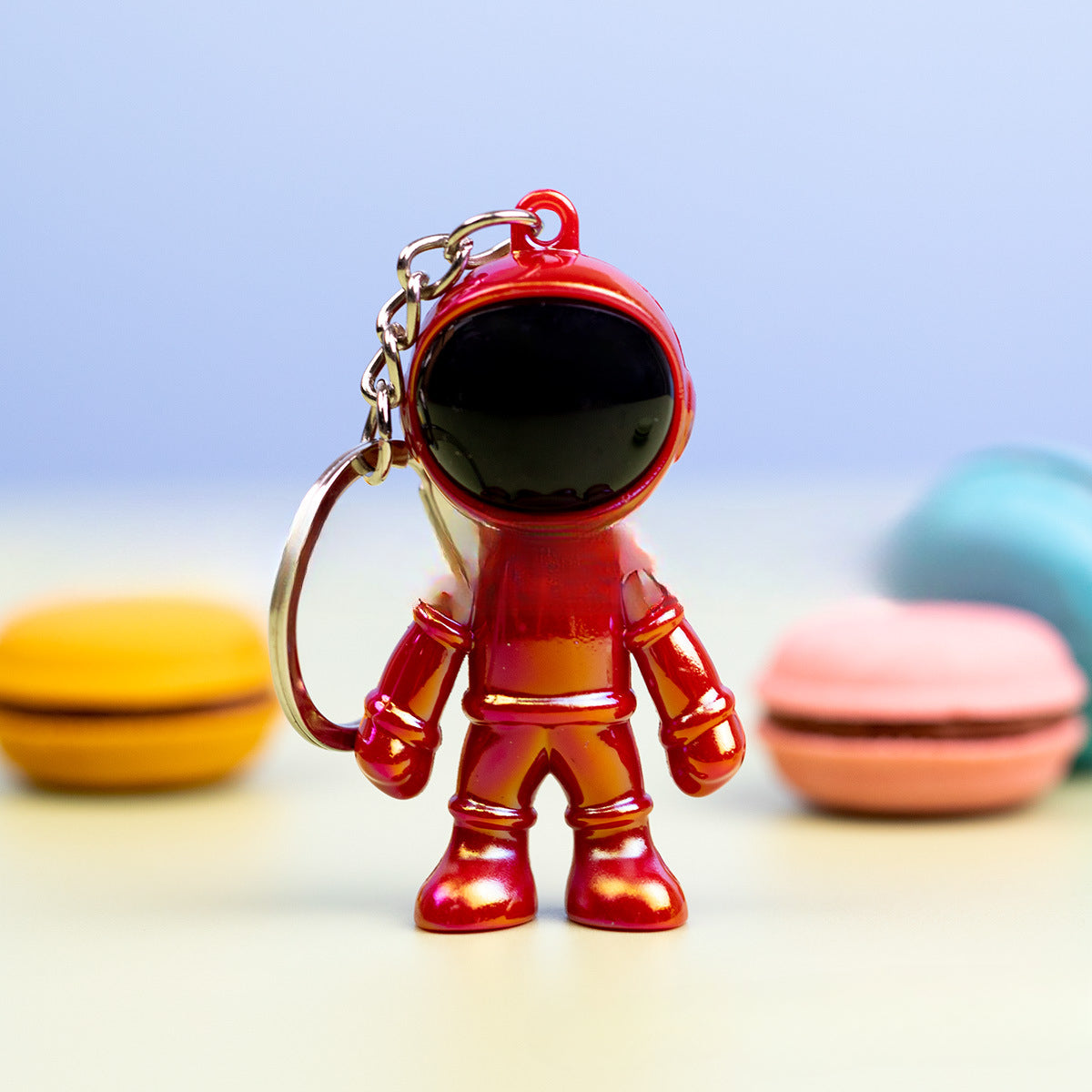 Wholesale 3D Astronaut Astronaut Robot ABS Keychain