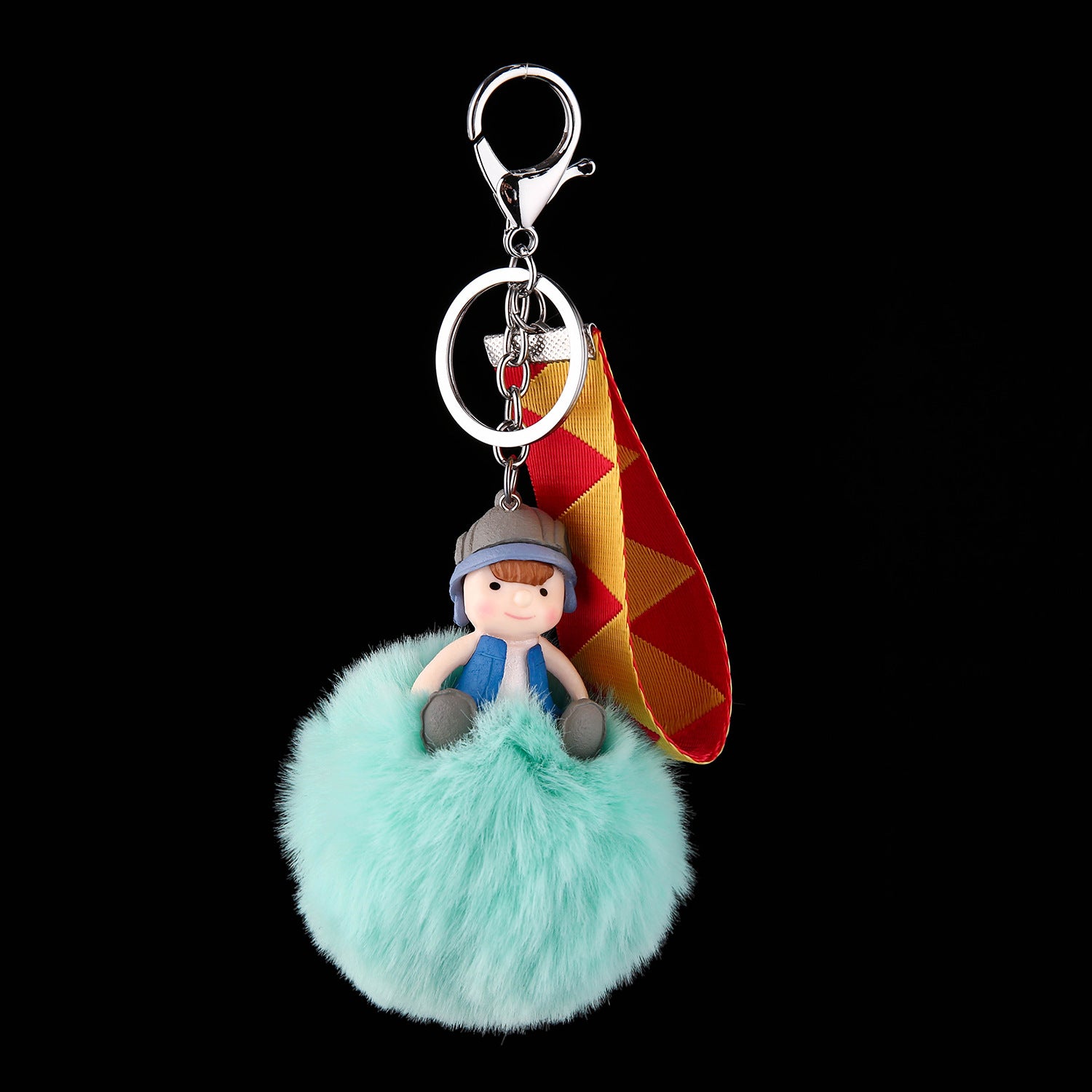 Wholesale Trendy Plush Doll Keychain Cute Keyring Pendant Car Key Accessory Bag Charm