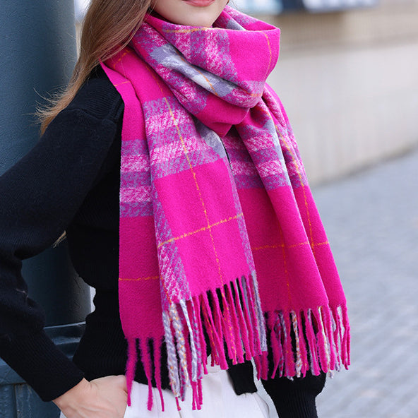 Wholesale Autumn and Winter Double Sided Imitation Cashmere Scarf