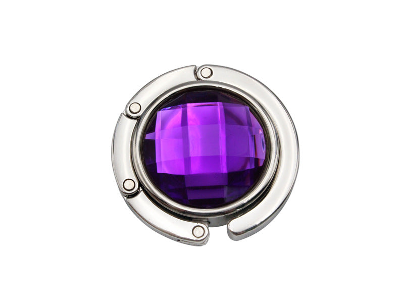 Wholesale Round Acrylic Hook Student Table Hook Crystal Bag Hanger