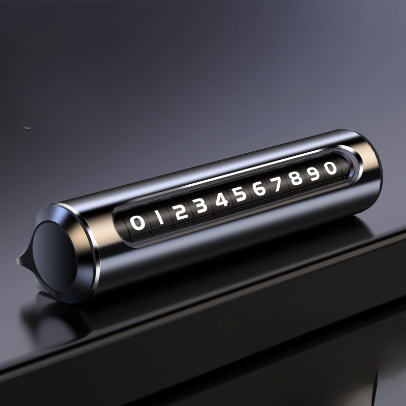 Placas de número de estacionamiento temporal de aleación de aluminio aluminante