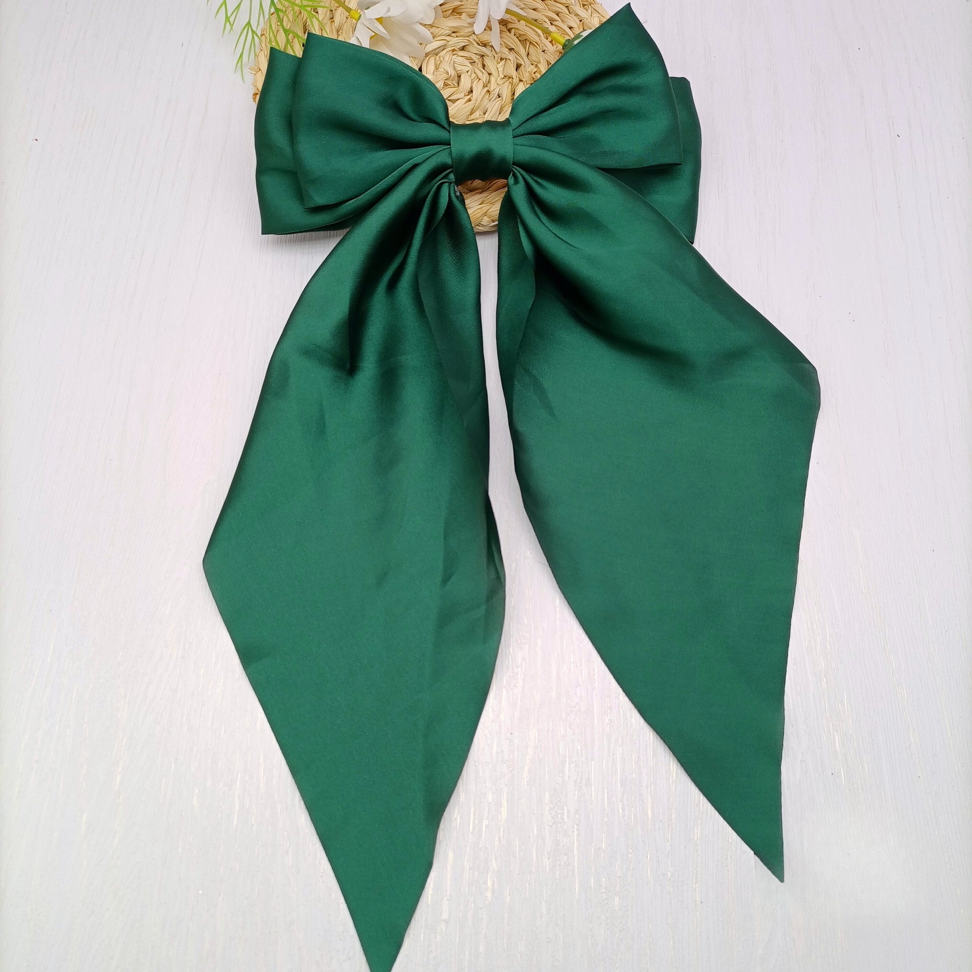 Wholesale Large Bow Silk Hair Clips