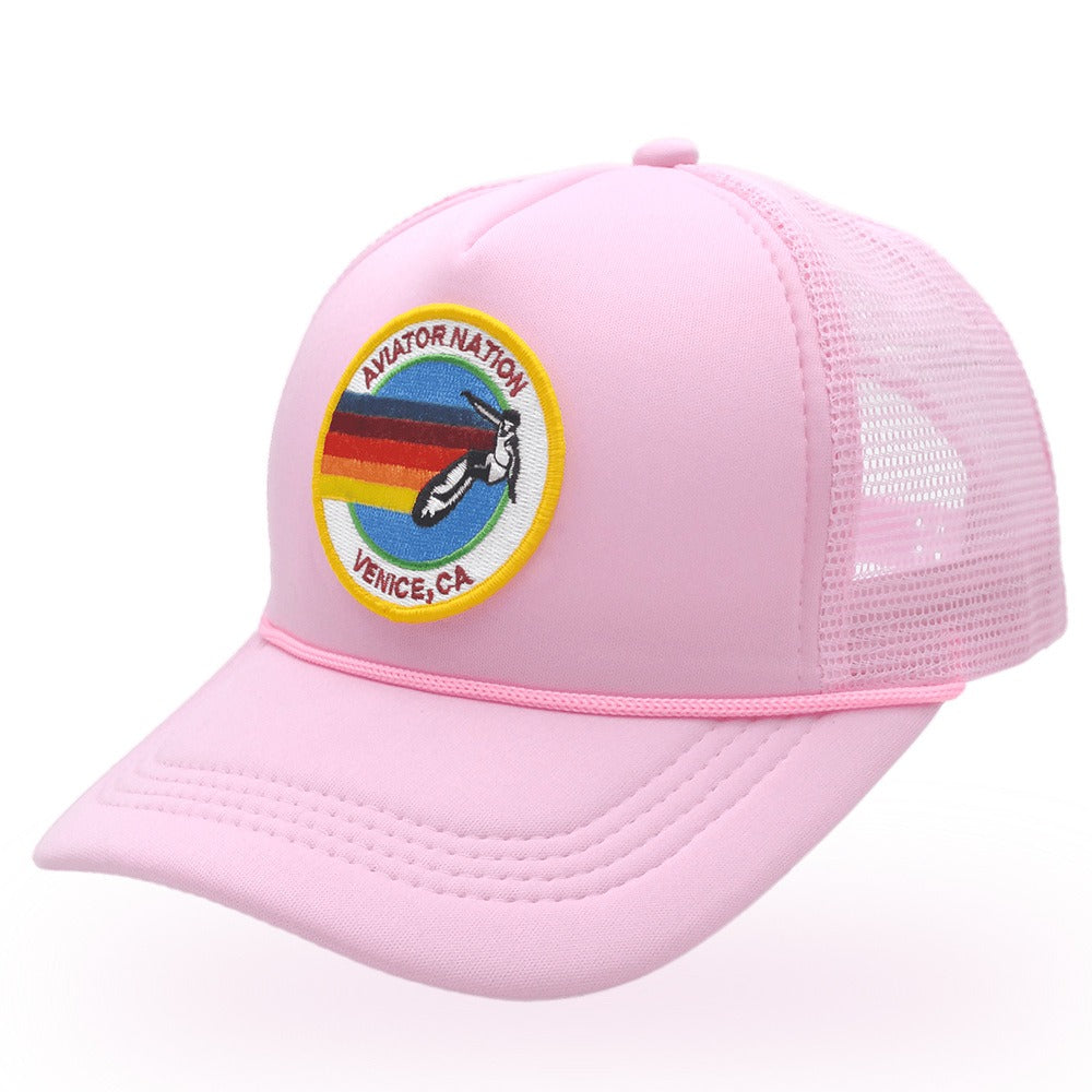 Wholesale Trucker Hat Summer Beach Mesh Cap Baseball Cap