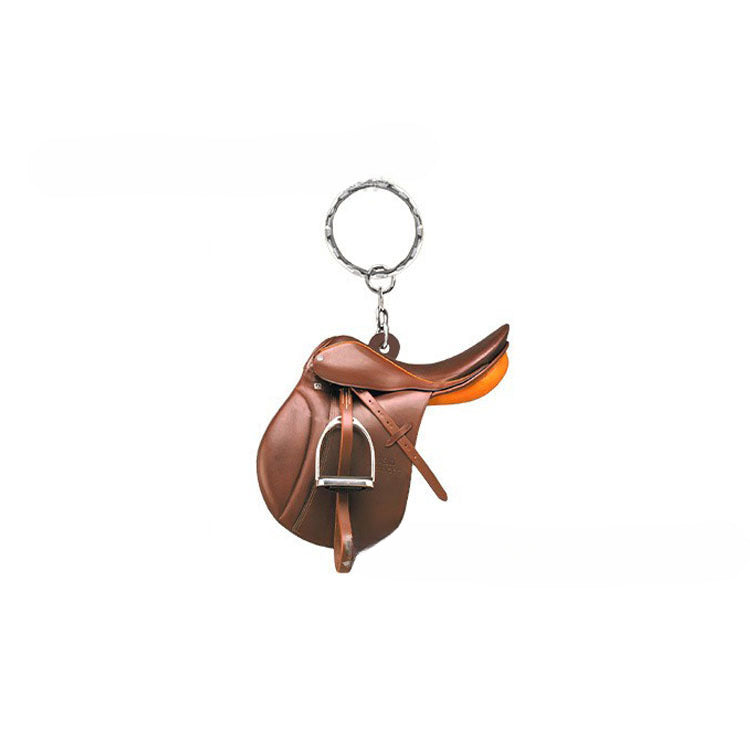 Wholesale Acrylic Western Cowboy Saddle Keychain