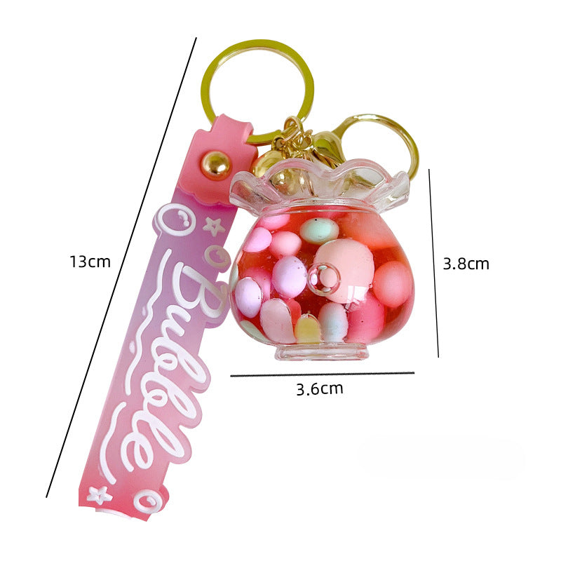 Llavero de pescado al por mayor de aceite acrílico de aceite de azúcar