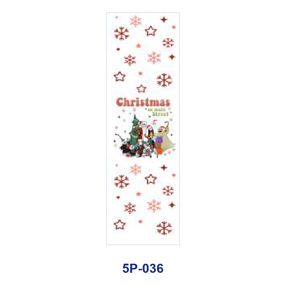 Wholesale 2/ 8/ 16pcs Dark Gothic Christmas Spooky Holiday Skeleton Snowflake Print Pen and Bookmark Stickers UV DTF Wraps OLY Exclusive