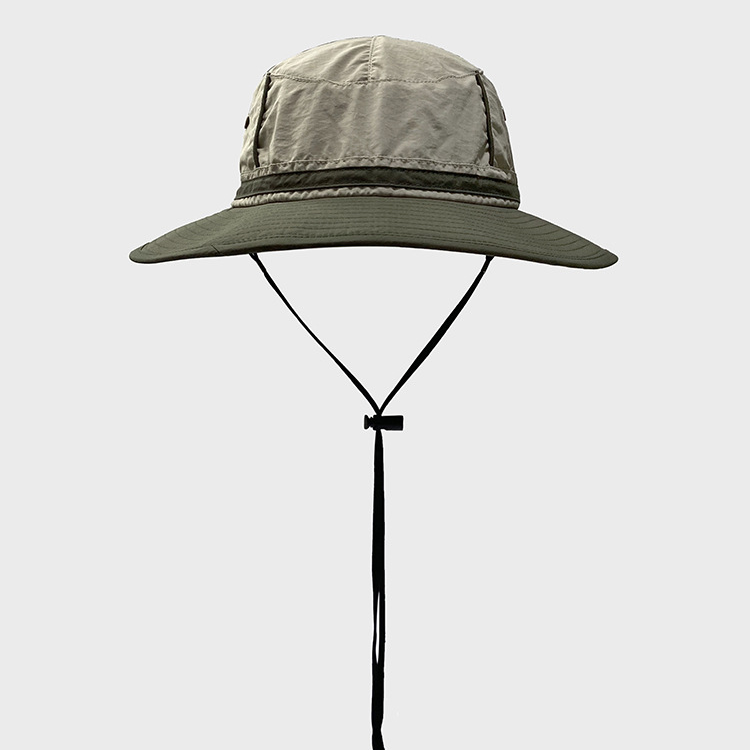 Wholesale Summer Quick Dry Breathable Drawstring Cotton Fisherman Hat