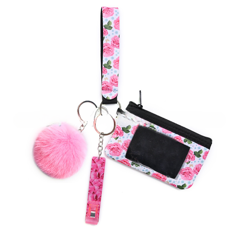 Wholesale Card Puller Silicone Bead Wrist Keychain