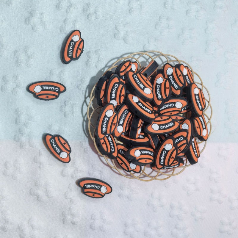 Wholesale 2D Creative Pattern Cartoon Silicone Beads DIY Beads 10pcs/pack OLY Exclusive