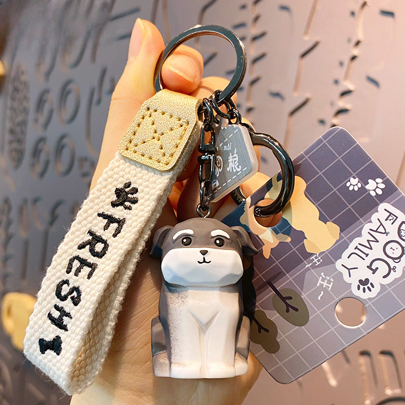 Wholesale Cute Dog Resin Keychains