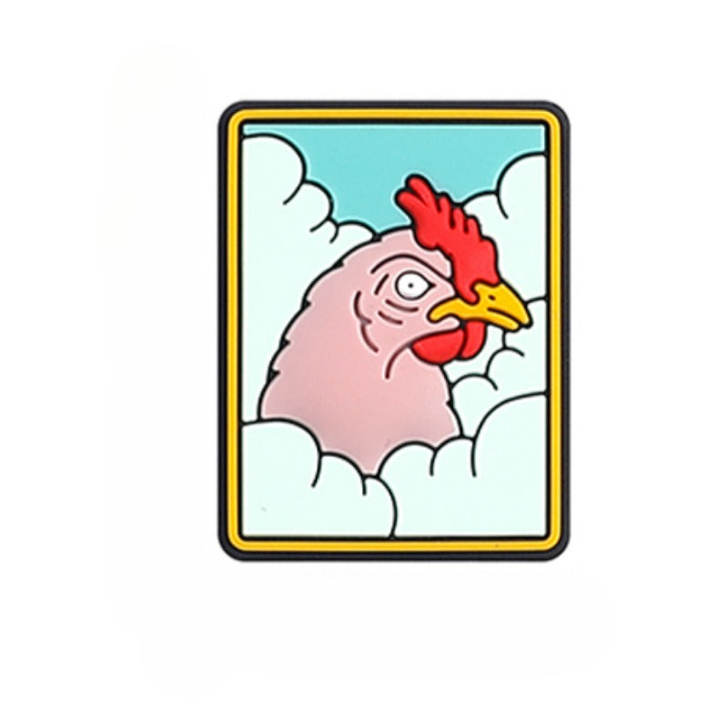 Wholesale 20pcs Bullfighting Horse Rooster Pattern Silicone Beads