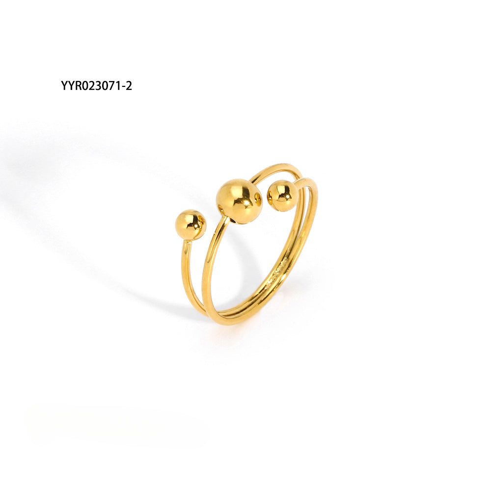 Wholesale 18K Gold Stainless Steel Ring