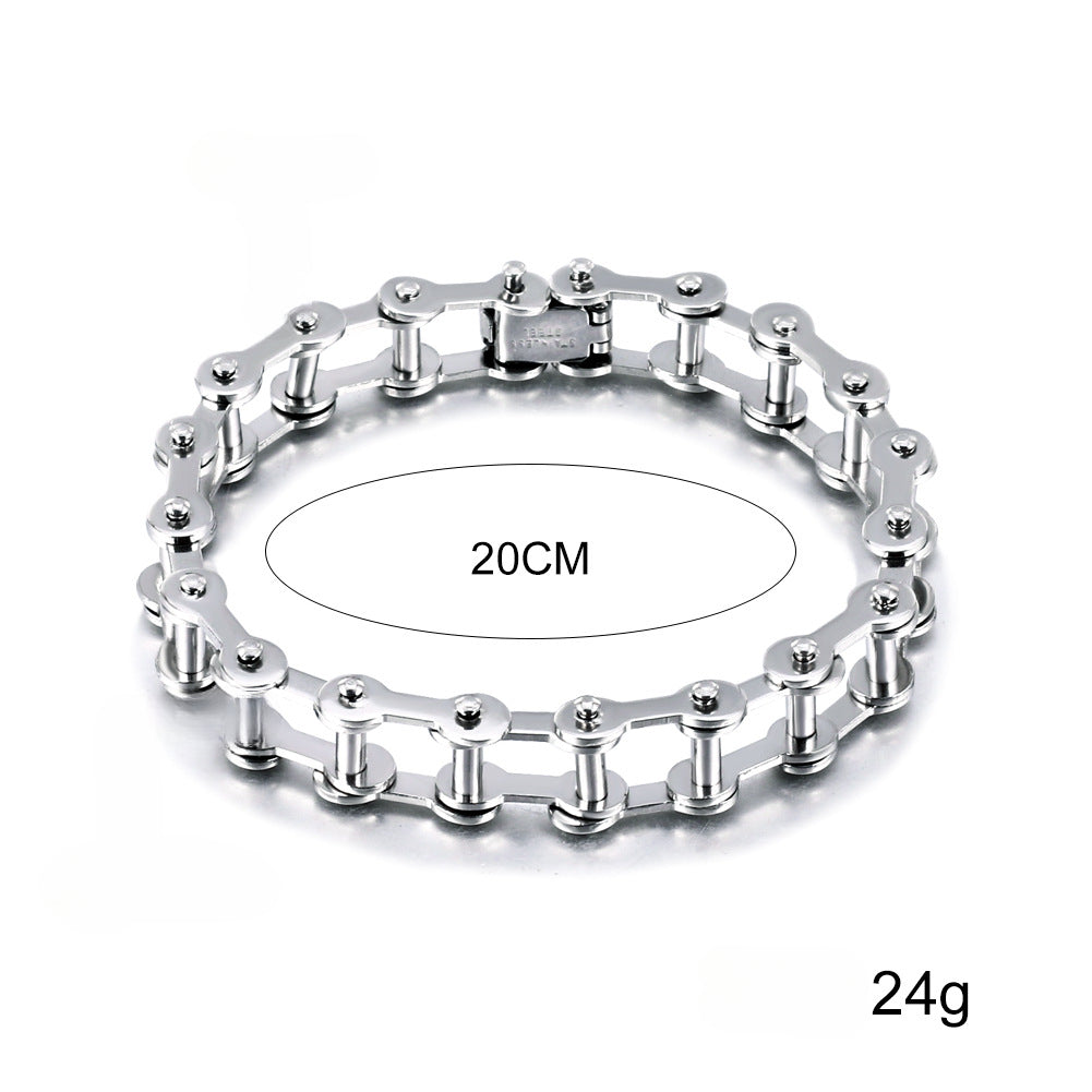 Wholesale Stainless Steel Bicycle Chains for Men's Bracelets