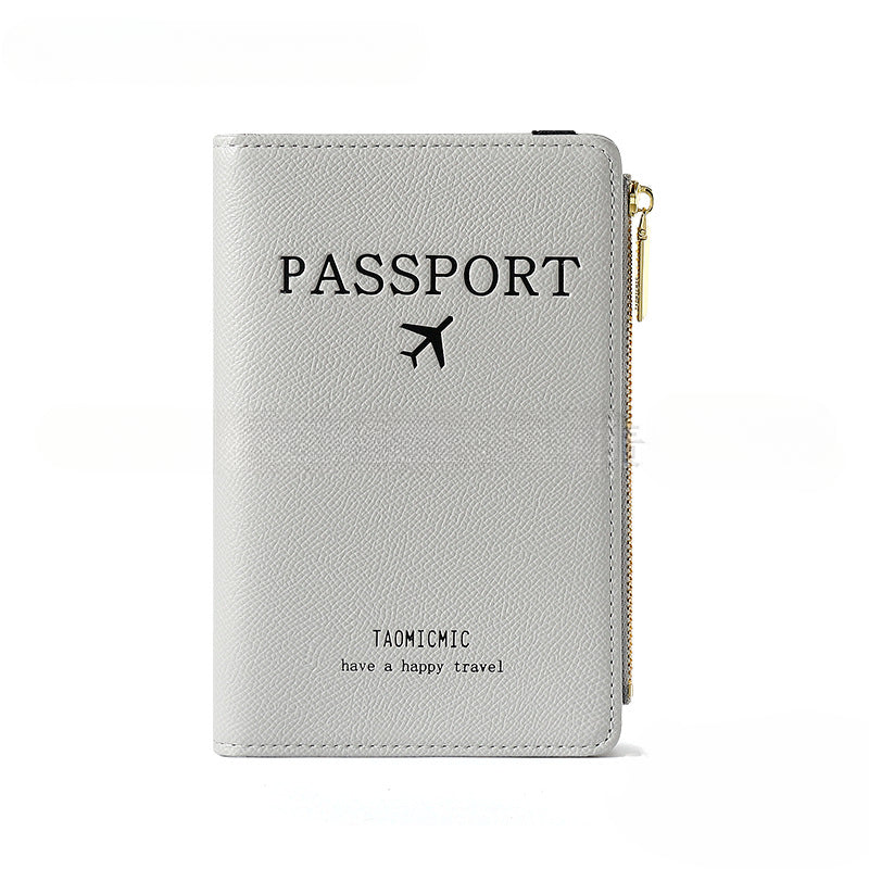 Wholesale Solid Color Cute Zipper PU Card Holder