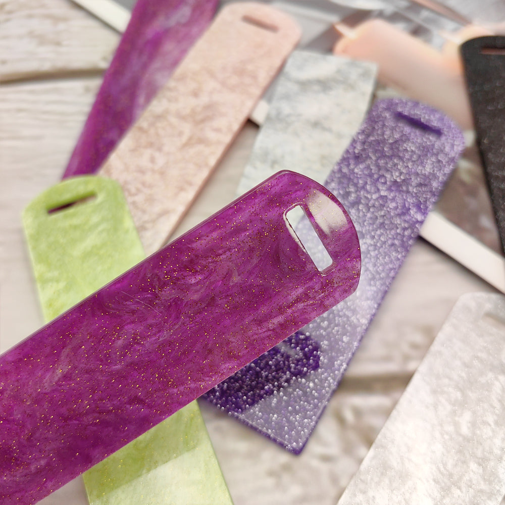 Wholesale 10pcs Shiny Fine Handmade DIY Acrylic Bookmark