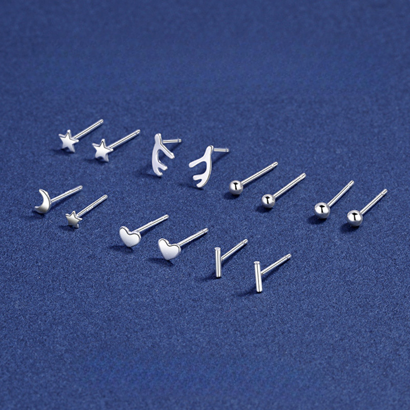 Wholesale s999 sterling silver Small Earrings