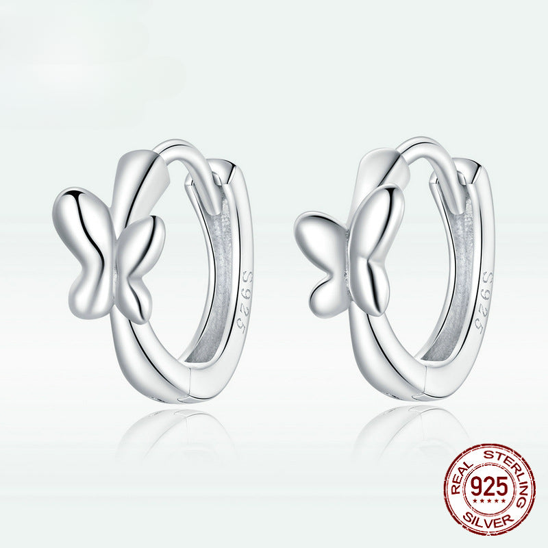 Wholesale 925 Sterling Silver Butterfly Earrings