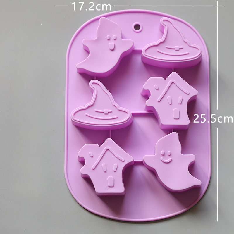 Wholesale Halloween Aromatherapy Gypsum Pumpkin DIY Silicone Mold