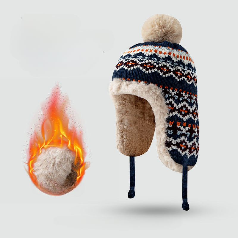 Wholesale Plush and Thick Insulation Acrylic Ear Protectors for Outdoor Cycling and Skiing Hats