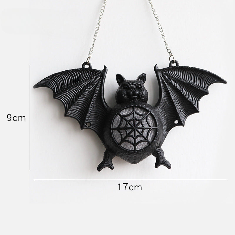 Wholesale Halloween Colorful Gradient Glow Bat Lights Decorative Plastic Props