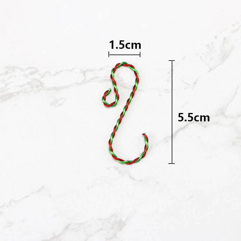 Wholesale Stainless Steel Dual Color Christmas S Hook