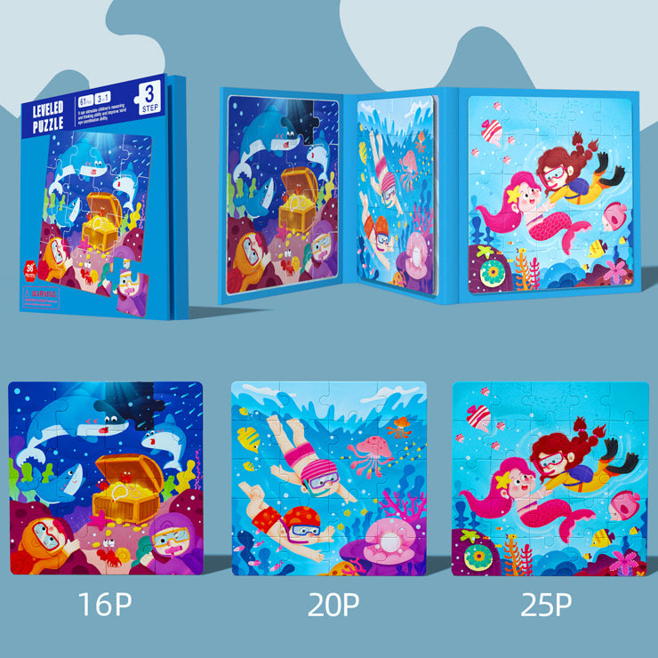 Wholesale of Wooden Puzzle Pieces, Advanced Puzzle Pieces, Magnetic Animal Transportation