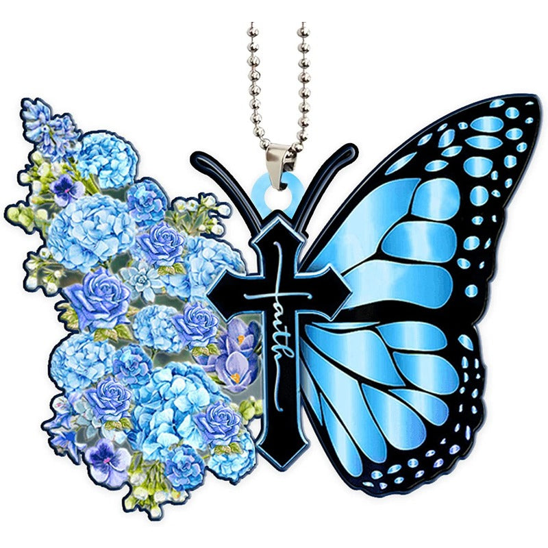 Wholesale Butterfly Acrylic Keychain Accessories