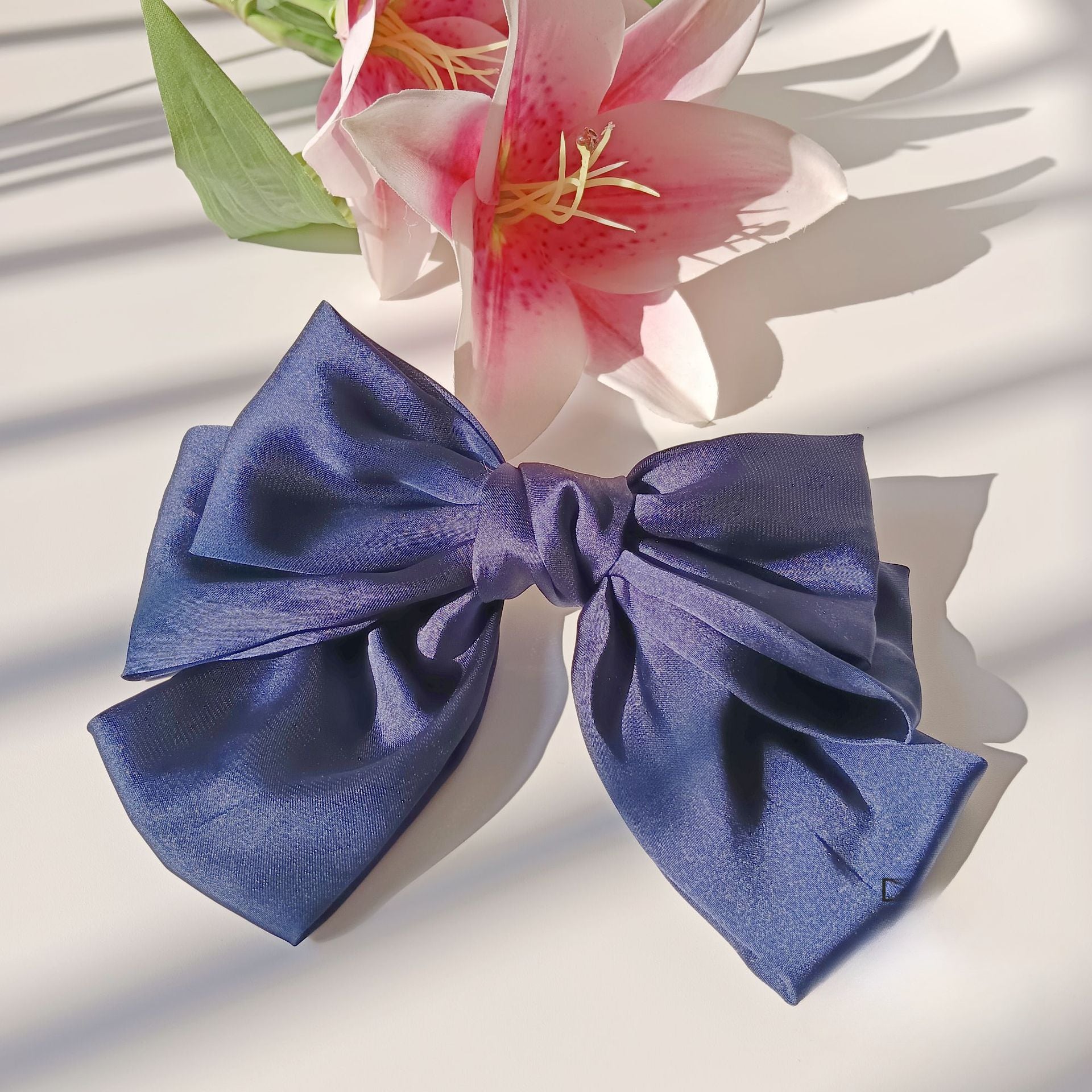 Wholesale Large Bow Three-layer Hair Clips