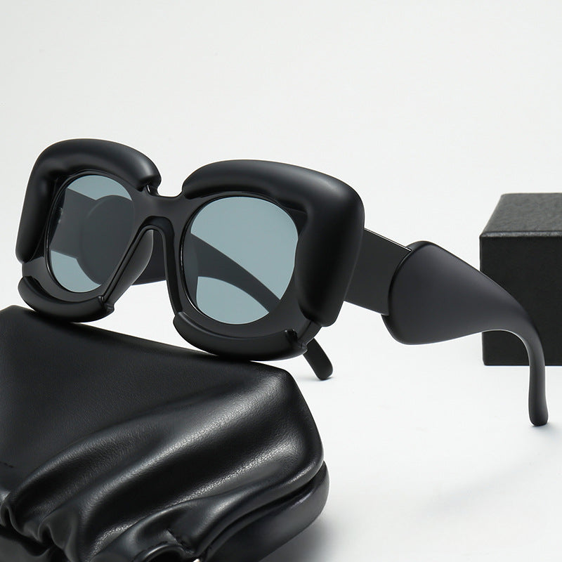 Wholesale Square Cloud Shaped UV Resistant PC Sunglasses