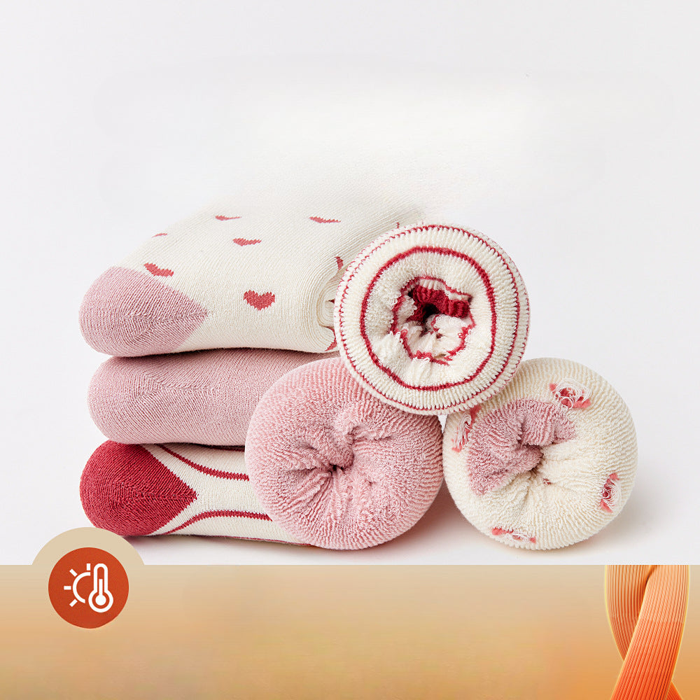 Wholesale Valentine's Day Terry Socks Cartoon Baby Socks