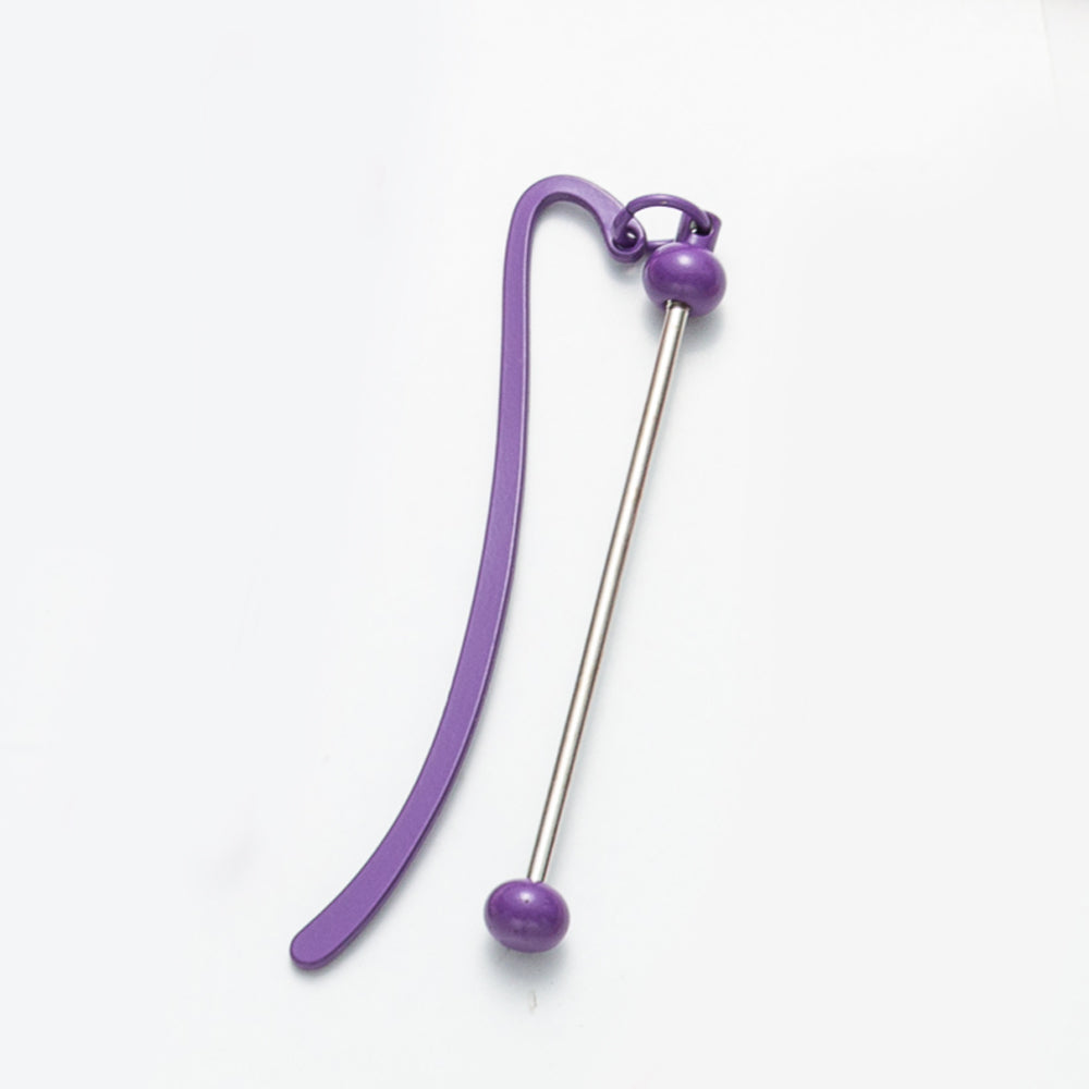 Wholesale 500pcs Solid Color Beadable Bookmarks Metal DIY for Beadable Bar
