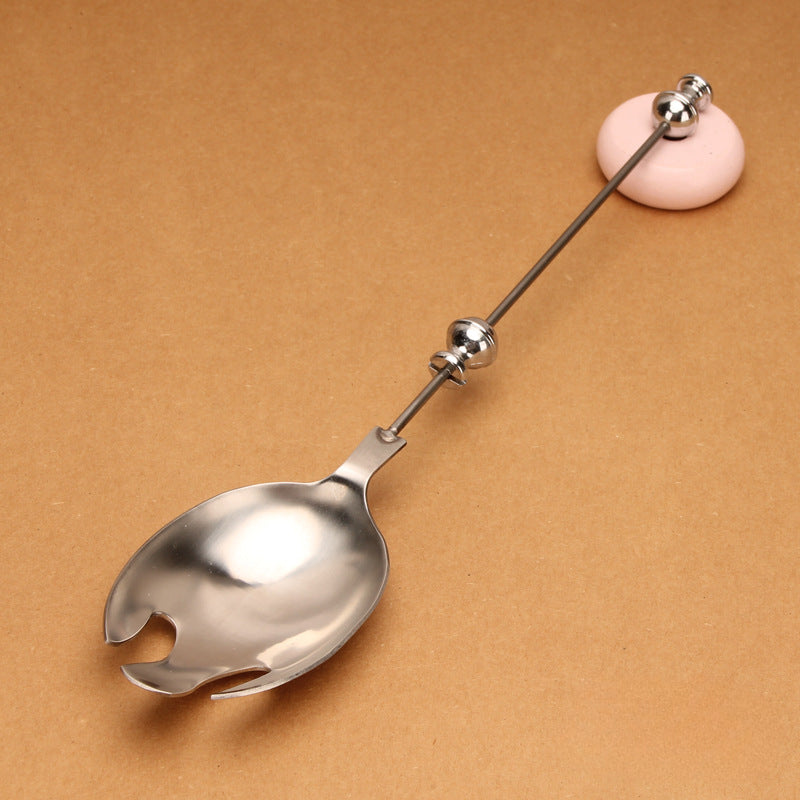 Wholesale Beadable Utensils DIY Stainless Steel Sugar Tea Spoon Spoon Fork Cutlery