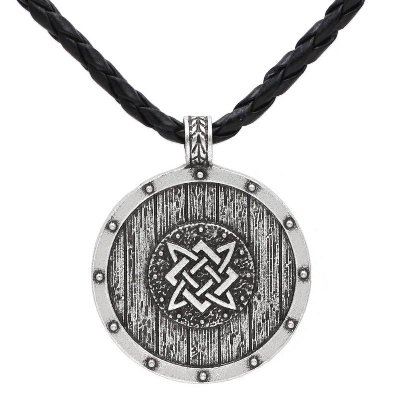 Wholesale Nordic Norse Mythology Viking Slavic Double-sided Men's Necklaces