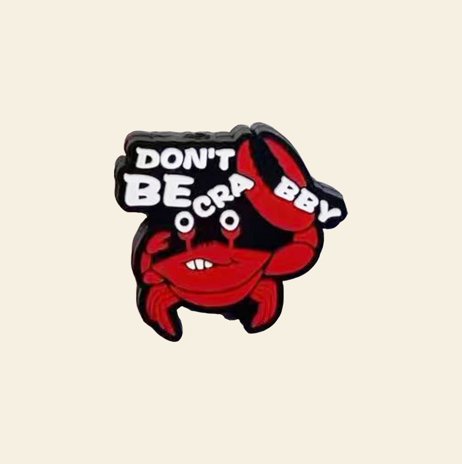 Wholesale 10 Pcs Cartoon Crab Letters Silicone Beads