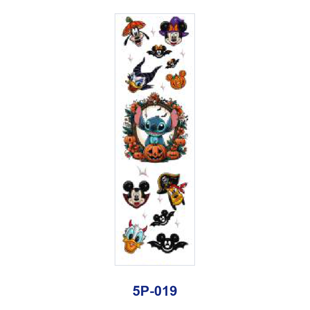Wholesale 2/ 8/ 16pcs  Pumpkin Bat Ghost Spooky Gothic Print Pen and Bookmark Stickers UV DTF Wraps OLY Exclusive