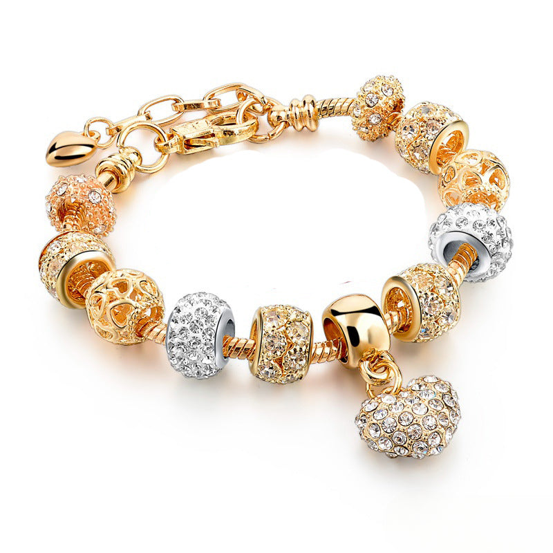 Wholesale Full Diamond Love Platinum Bracelets