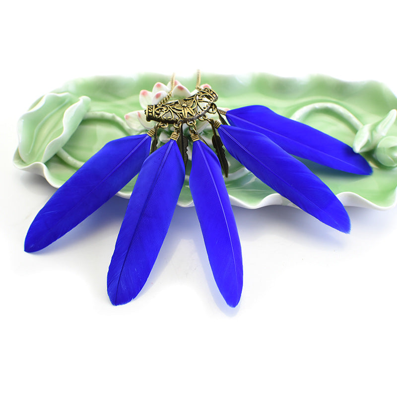 Wholesale Feather Indians Weave Chains of Vintage Leaf Sweaters