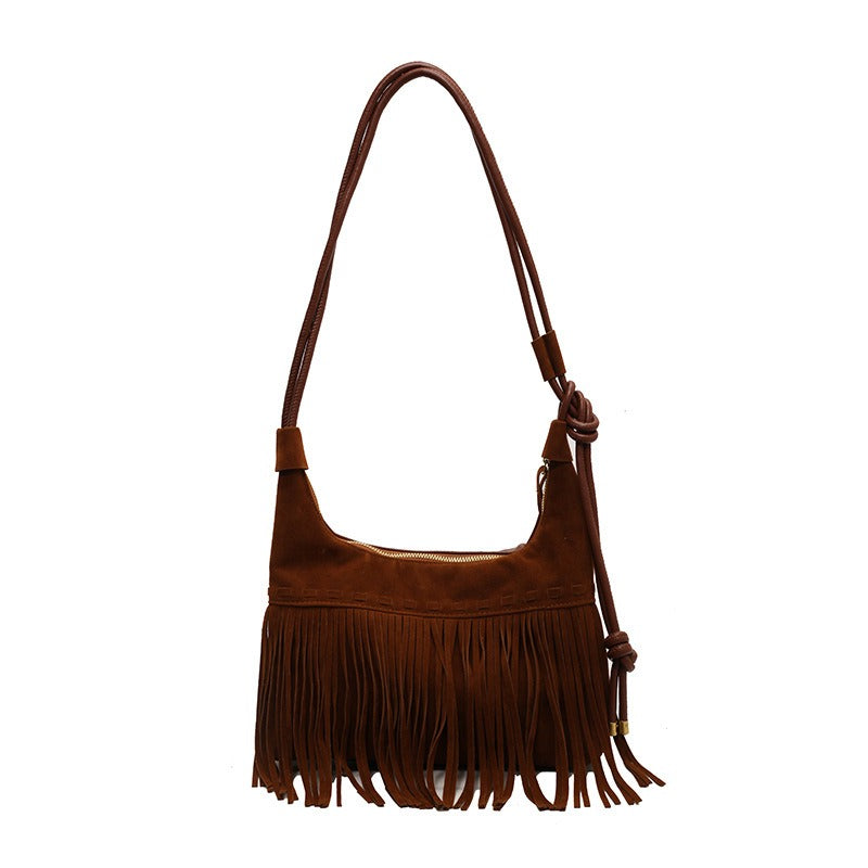 Wholesale Bohemian Tassel Vintage Shoulder Crossbody Bag