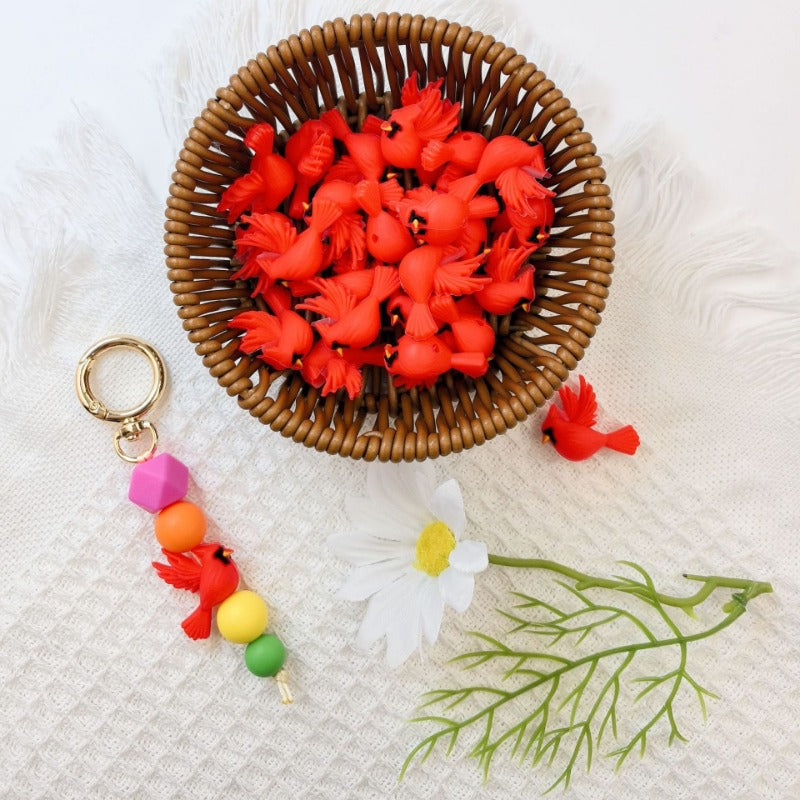 Wholesale 10cps DIY 3D Cute Cartoon Silicone Beads