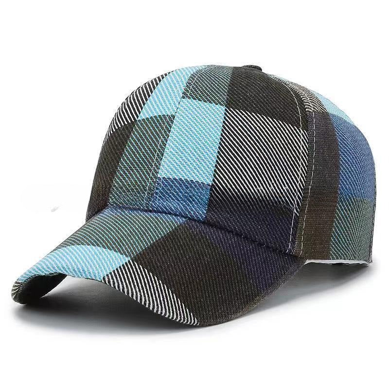Wholesale Plaid Outdoor Sun Protection Casual Baseball Cap Spring