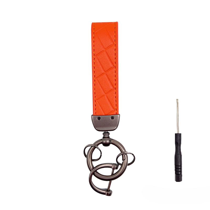 Llavero de cordero de gamuza de cuero al por mayor