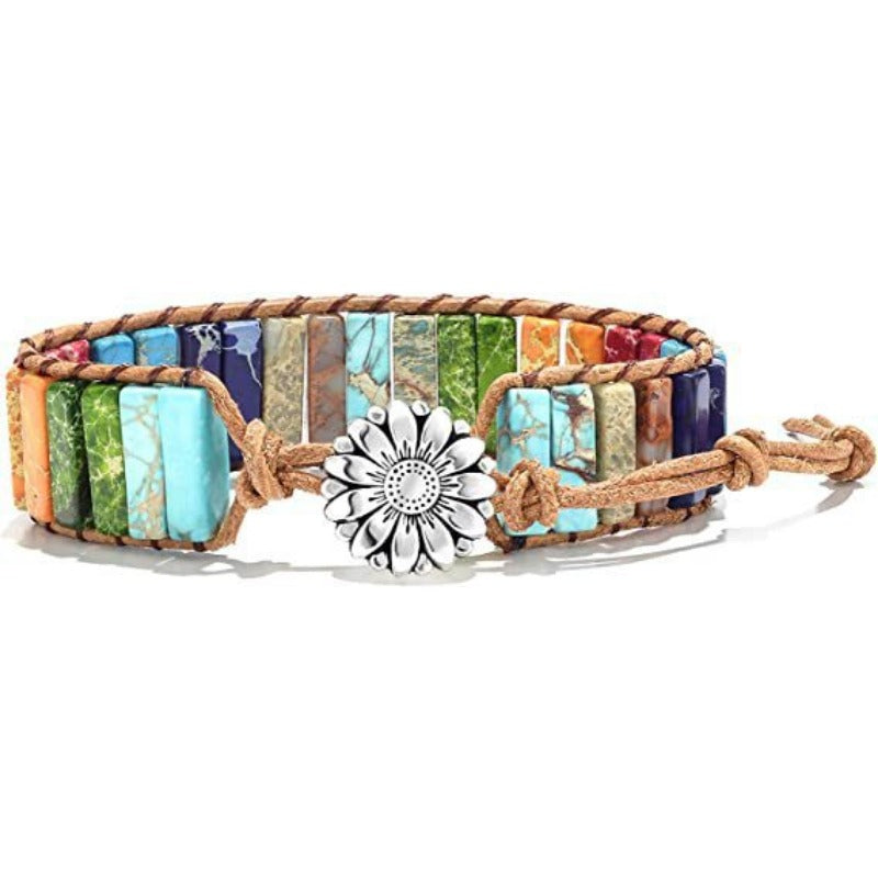 Wholesale Handmade Woven Leather Zircon Bracelets