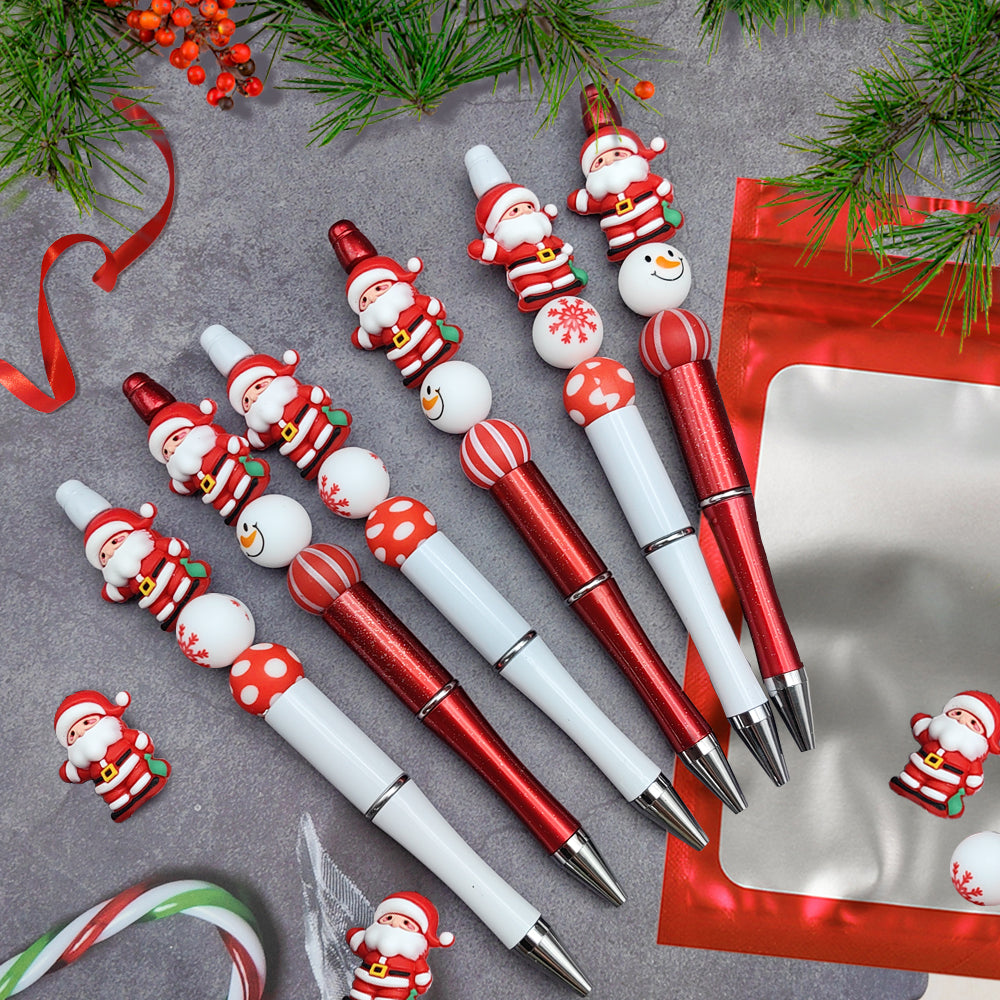 Wholesale Christmas Beaded Finished Pen Set for Gift Giving