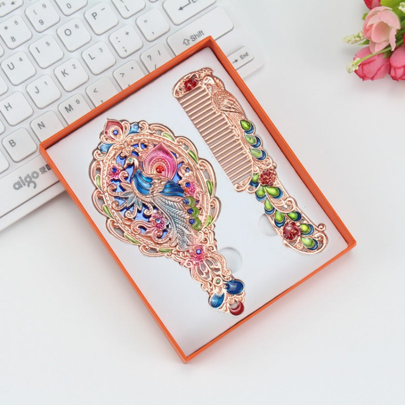 Wholesale Russian Style Retro Peacock Set Mirror