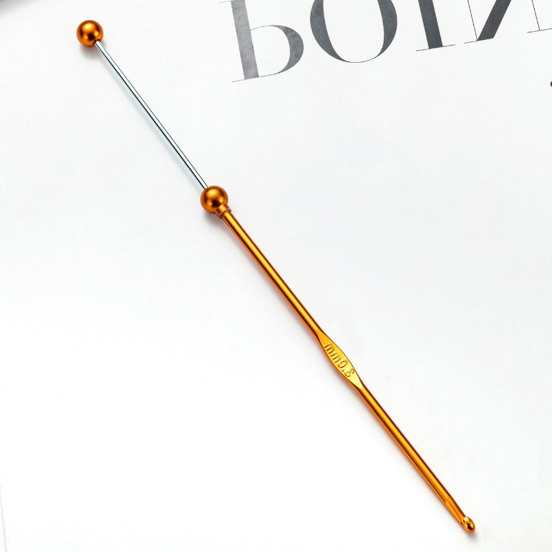 Wholesale 3mm 4mm 5mm 6mm DIY Bead Single Head Knitted Sweater Yarn Crochet Hook