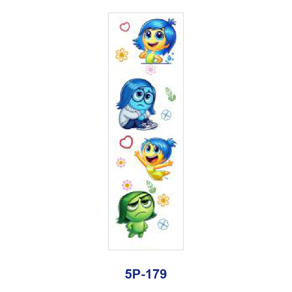 Wholesale 2/ 8/ 16pcs Cute Whimsy Colorful Cartoon Element Print Pen and Bookmark Stickers UV DTF Wraps OLY Exclusive